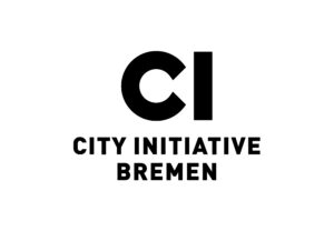 In schwarzer Schrift auf weißem Grund sind die Großbuchstaben C und I zu sehen, darunter steht: City Initiative Bremen