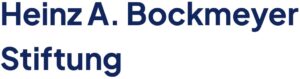 In dunkelblauer Schrift steht: Heinz A. Bockmeyer Stiftung